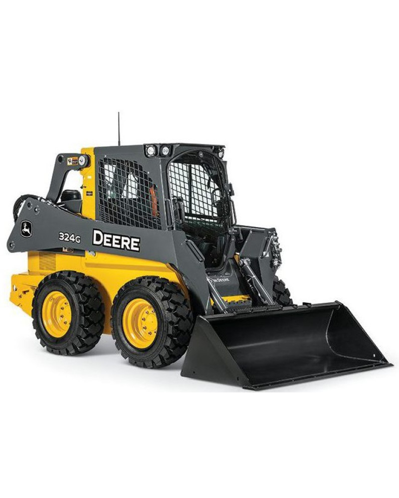 John Deere 320G and 324G Skid Steer Loaders with Manual Controls (SN. from J328658) Operation and Test Manual (TM14299X19) John Deere 320G and 324G Skid Steer Loaders with Manual Controls (SN. from J328658) Operation and Test Manual (TM14299X19)