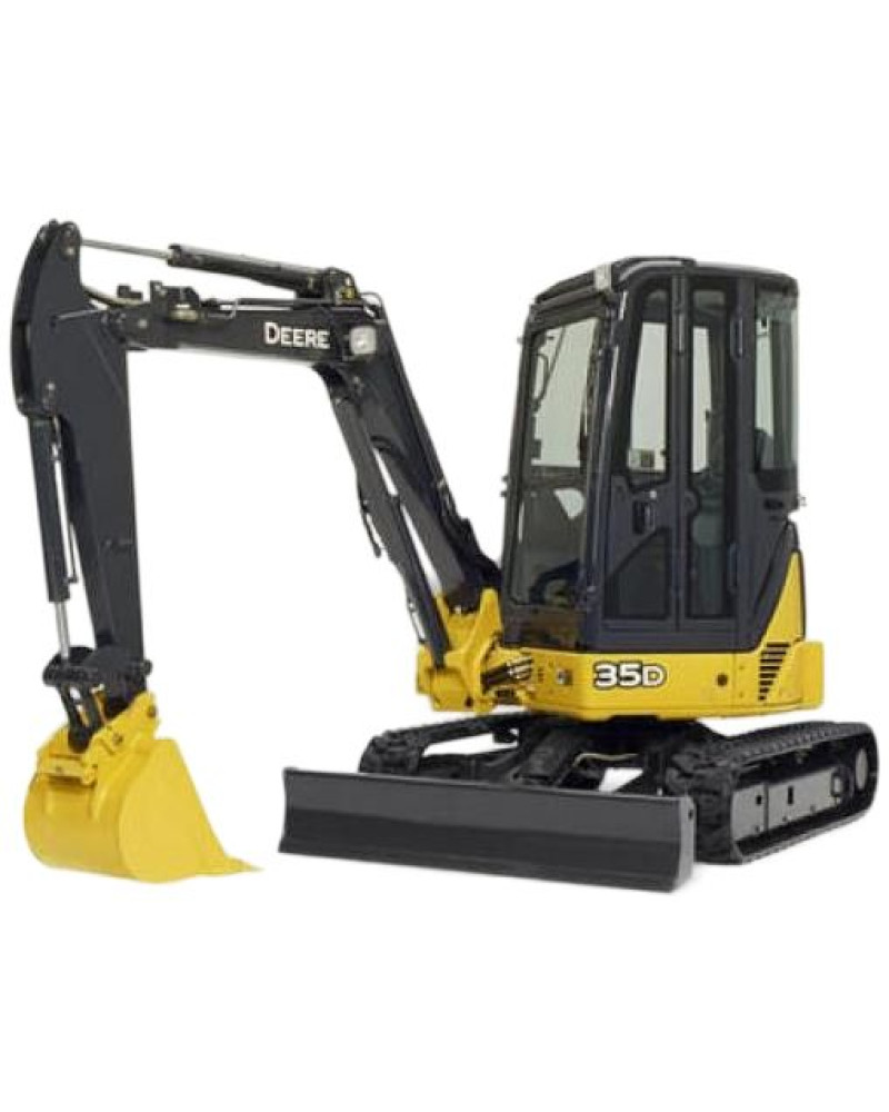 John Deere 35D and 50D Compact Excavators Operation and Test Manual (TM2263) John Deere 35D and 50D Compact Excavators Operation and Test Manual (TM2263)