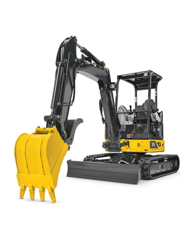 John Deere 35P Compact Excavators (PIN: 1FF035P A_ _K000001 - 008230) Operators Manual (OMT489507X019)