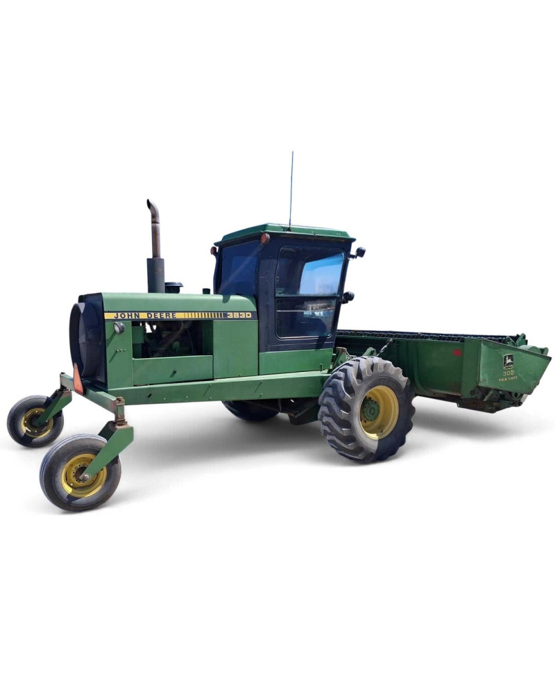 John Deere 3430 and 3830 Self-Propelled Windrowers (SN: from 740001) Operators Manual (OME78980)