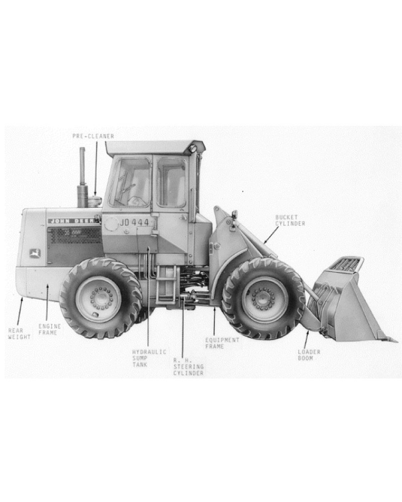 John Deere 444 and JD444 Wheel Loaders Technical Manual (TM1162) John Deere 444 and JD444 Wheel Loaders Technical Manual (TM1162)