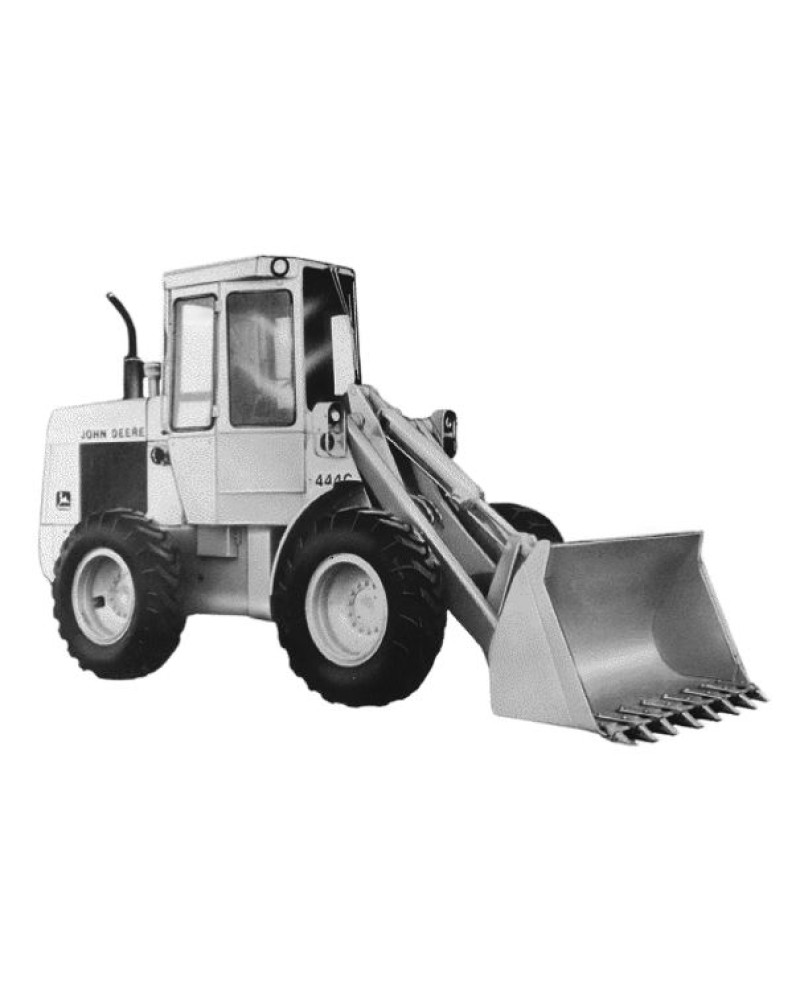 John Deere 444C and 444CH Wheel Loaders Technical Manual (TM1227) John Deere 444C and 444CH Wheel Loaders Technical Manual (TM1227)