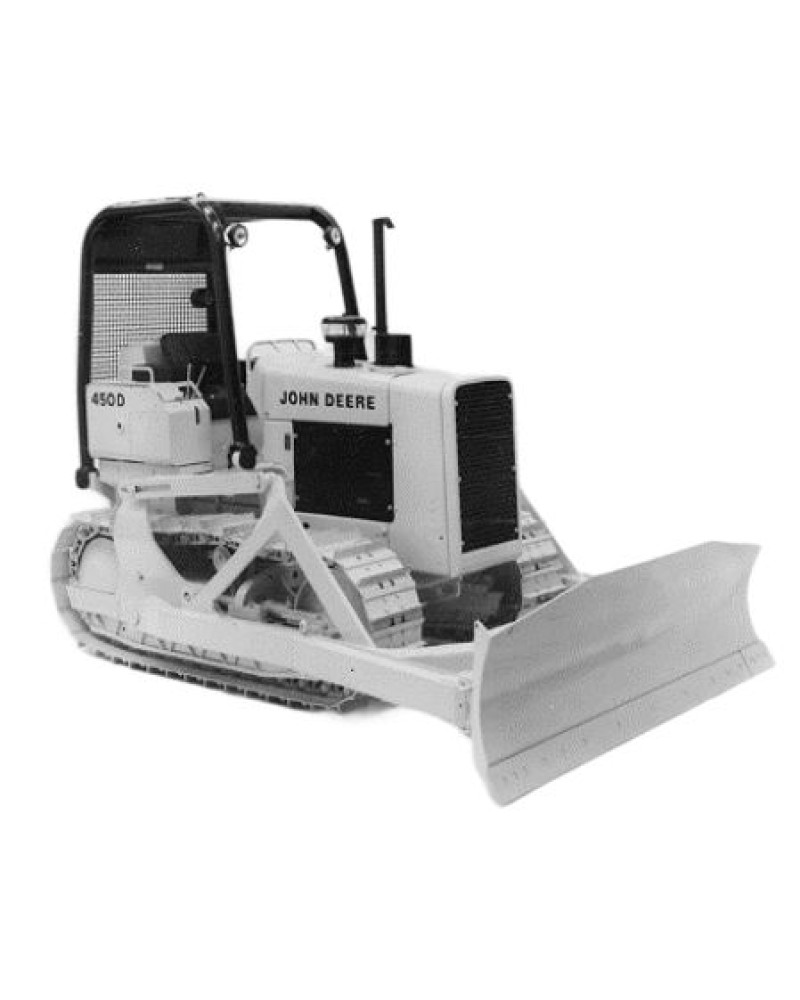 John Deere 450D Crawler Dozers and 455D Crawler Loaders Technical Manual (TM1291)