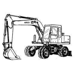 495D Wheeled Excavators Operation and Test Manual (TM1456)