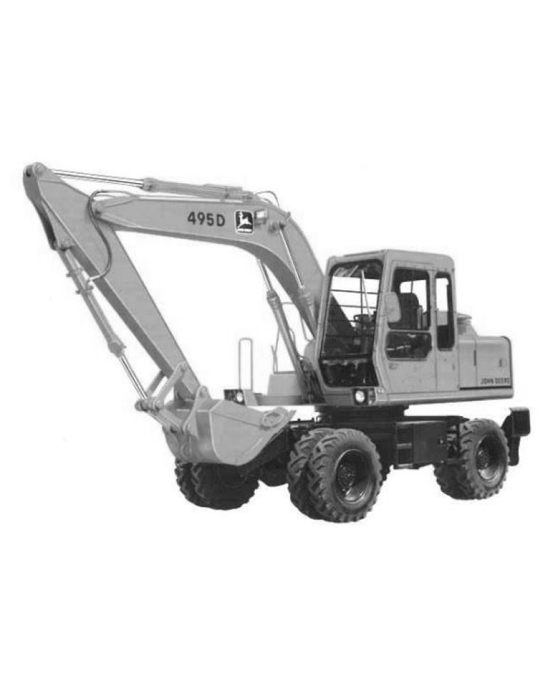 John Deere 495D Wheeled Excavators Repair Manual (TM1457) John Deere 495D Wheeled Excavators Repair Manual (TM1457)