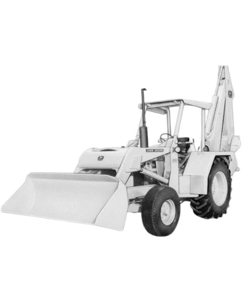 John Deere 500B Backhoe Loaders Technical Manual (TM1024)