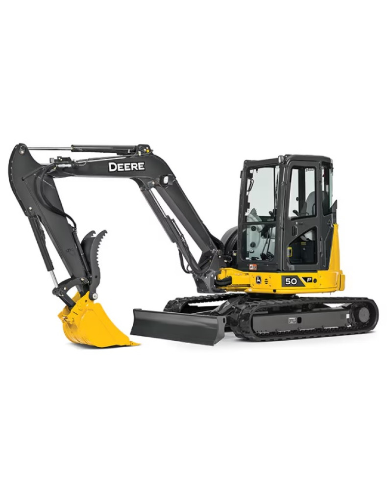 John Deere 50P Compact Excavators (PIN: from 1FF050PA_ _H_00001) Operators Manual (OMT489508X019)