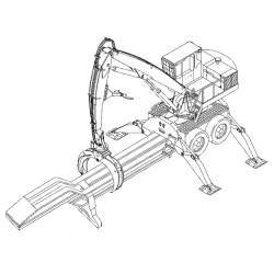 535 (SN: 001002-) Knuckleboom Trailer Mount Log Loaders Service Manual (TM1876)