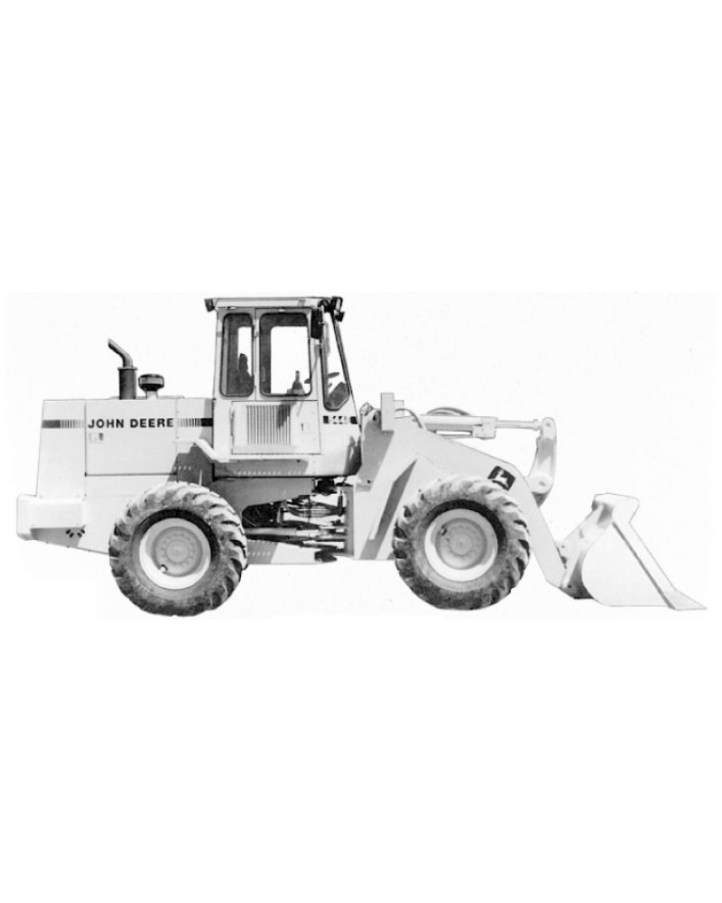 John Deere 544E, 624E, 644E 4WD Loaders, 544E LL Log Loaders and 544E TC Tool Cariers Repair Manual (TM1414) John Deere 544E, 624E, 644E 4WD Loaders, 544E LL Log Loaders and 544E TC Tool Cariers Repair Manual (TM1414)