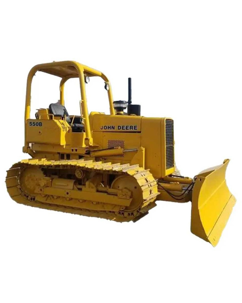 John Deere 550B Crawler Dozers and 555B Crawler Loaders Operators Manual (OMT81348)