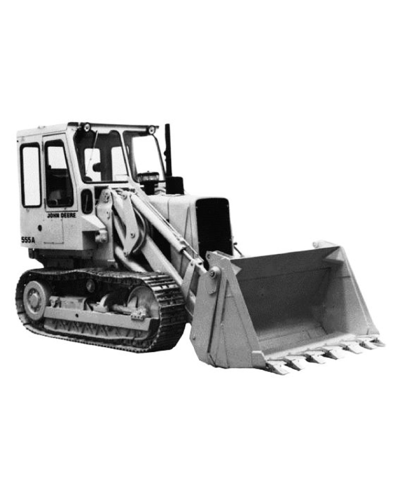 John Deere 550A Crawler Dozers and 555A Crawler Loaders Technical Manual (TM1292)