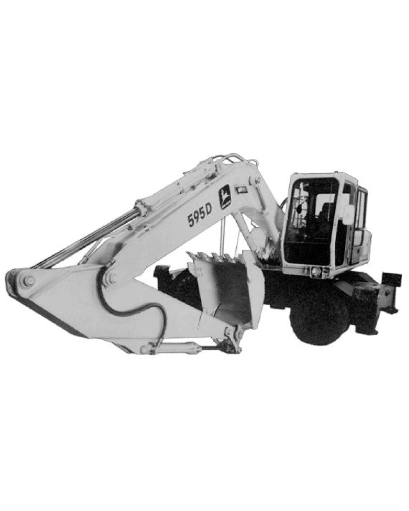 John Deere 595D Wheeled Excavators Operation and Test Manual (TM1444) John Deere 595D Wheeled Excavators Operation and Test Manual (TM1444)