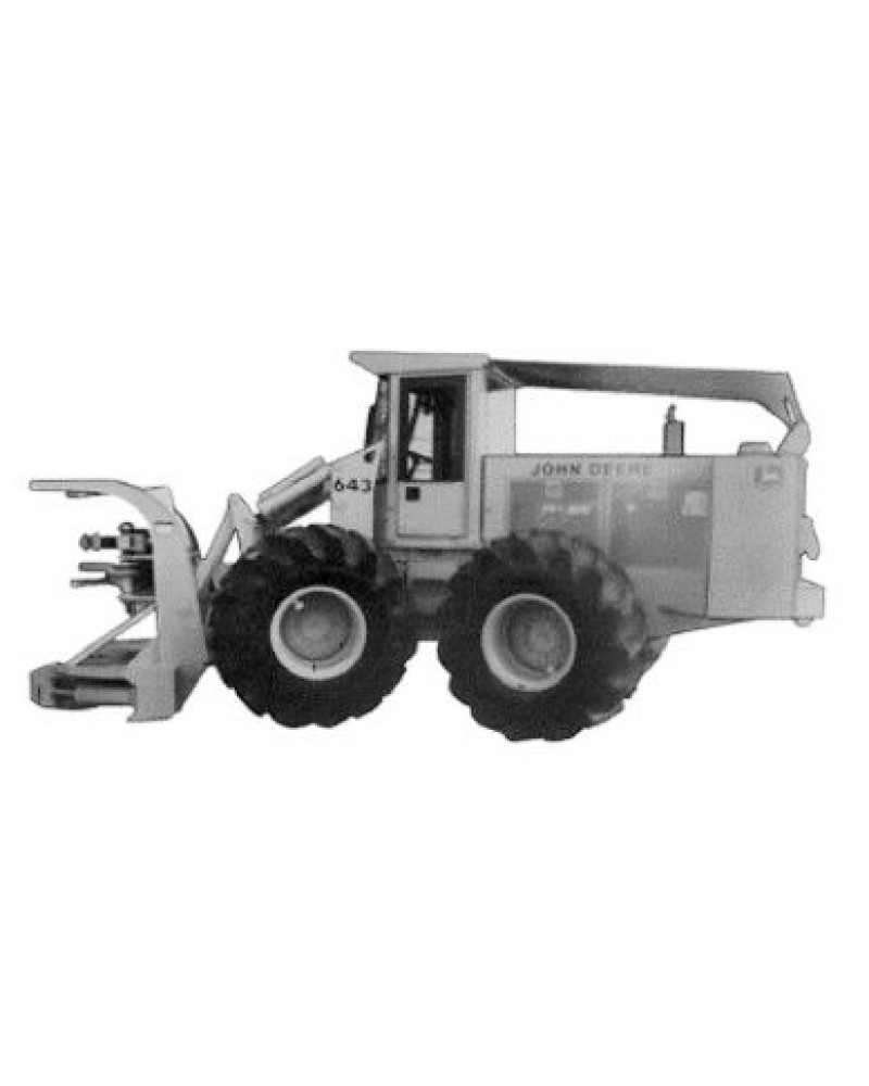 John Deere 643 Wheeled Feller Bunchers Operation and Test Manual (TM1424)