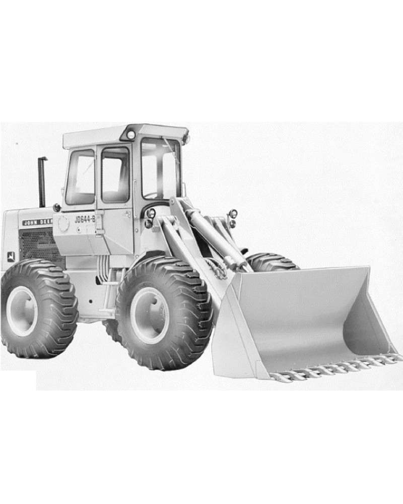 John Deere 644B and JD644B Wheel Loaders Technical Manual (TM1095) John Deere 644B and JD644B Wheel Loaders Technical Manual (TM1095)