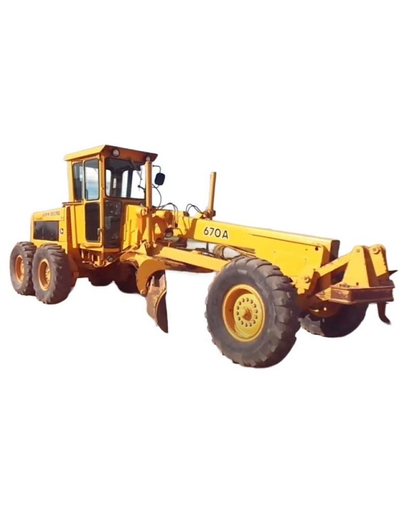 John Deere 670A and 672A Motor Graders Operation and Test Manual (TM1188op) John Deere 670A and 672A Motor Graders Operation and Test Manual (TM1188op)