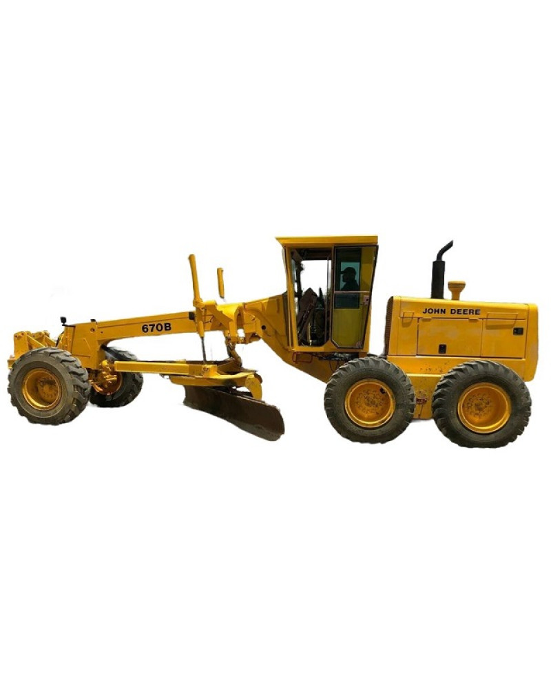 John Deere 670B, 672B, 770B, 770BH, 772B and 772BH Motor Graders Operation and Test Manual (TM1452) John Deere 670B, 672B, 770B, 770BH, 772B and 772BH Motor Graders Operation and Test Manual (TM1452)