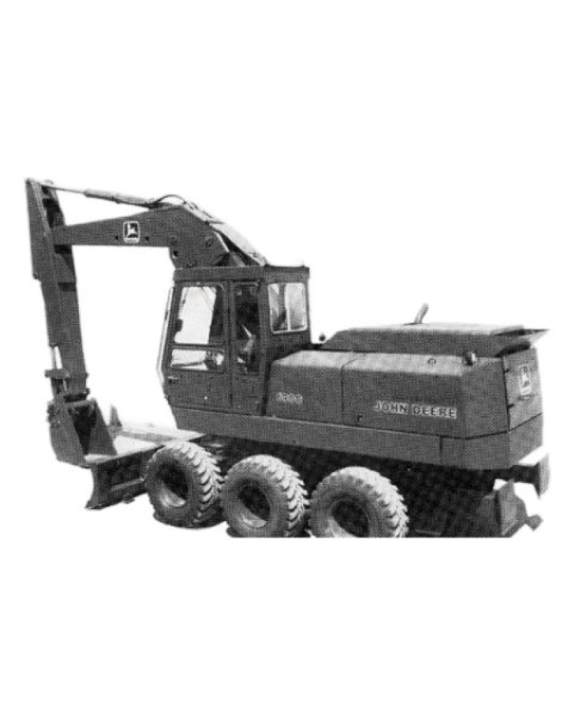 John Deere 690CR Excavators with All Terrain Wheeled Undercarriage Technical Manual (TM1329) John Deere 690CR Excavators with All Terrain Wheeled Undercarriage Technical Manual (TM1329)
