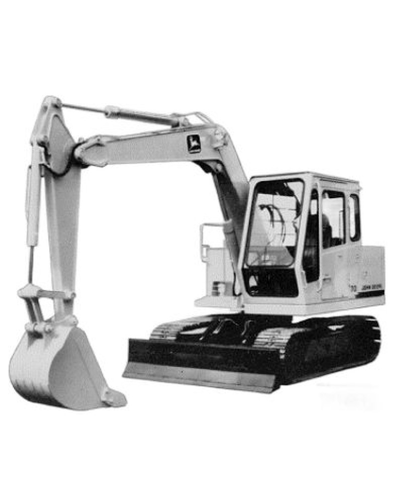 John Deere 70 Compact Excavators Operation and Test Manual (TM1376) John Deere 70 Compact Excavators Operation and Test Manual (TM1376)