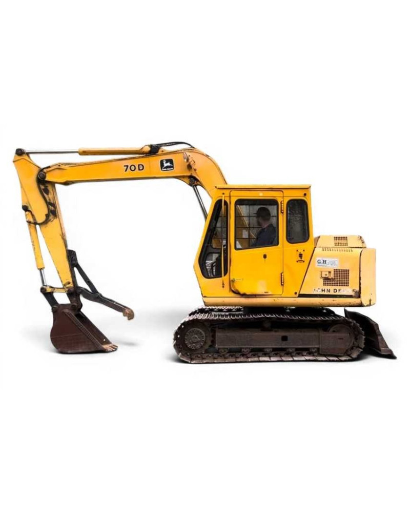 John Deere 70D Crawler Excavators Operators Manual (OMT135855)
