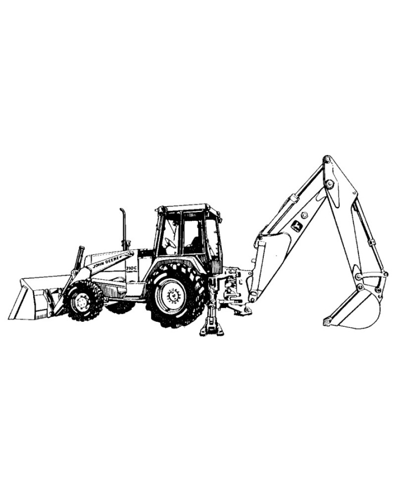 John Deere 710C Backhoe Loaders Repair Manual (TM1451) John Deere 710C Backhoe Loaders Repair Manual (TM1451)
