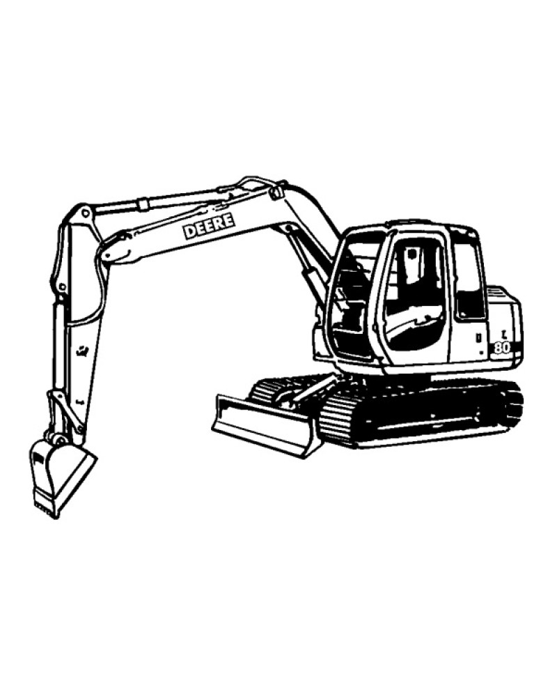 John Deere 80 Crawler Excavators (Metric) Repair Manual (TM1656) John Deere 80 Crawler Excavators (Metric) Repair Manual (TM1656)