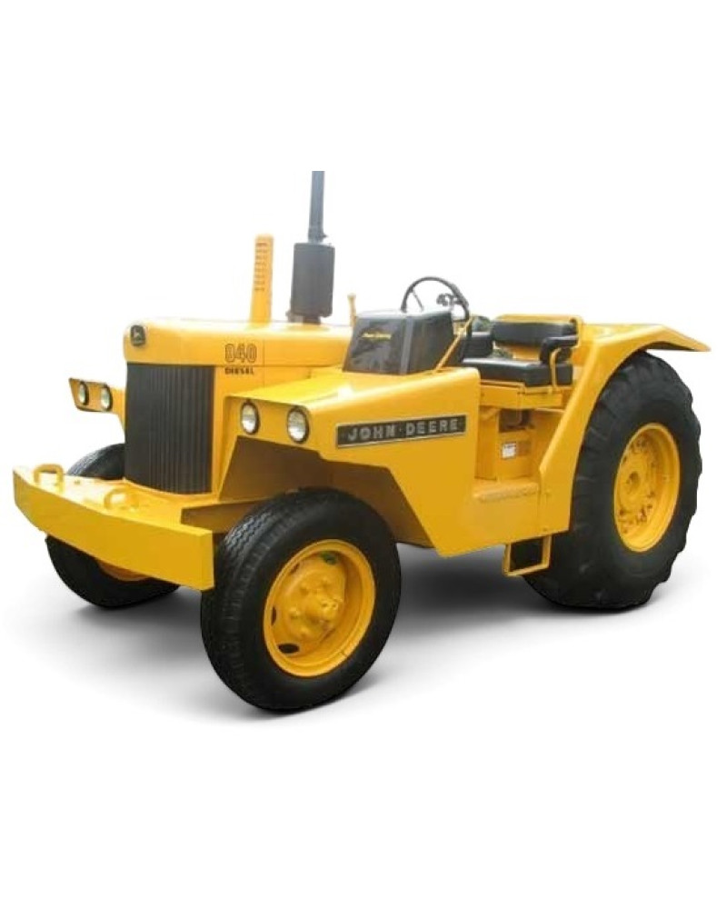 John Deere 840 Industrial Tractors (North America) Operators Manual (OMR21828)