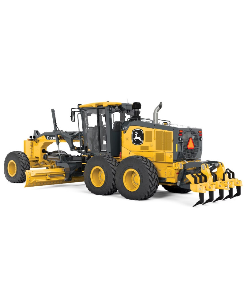 John Deere 870 P and 872 P Motor Graders (SN. from D_10524, L_10524) Operators Manual (OMT484865X019)