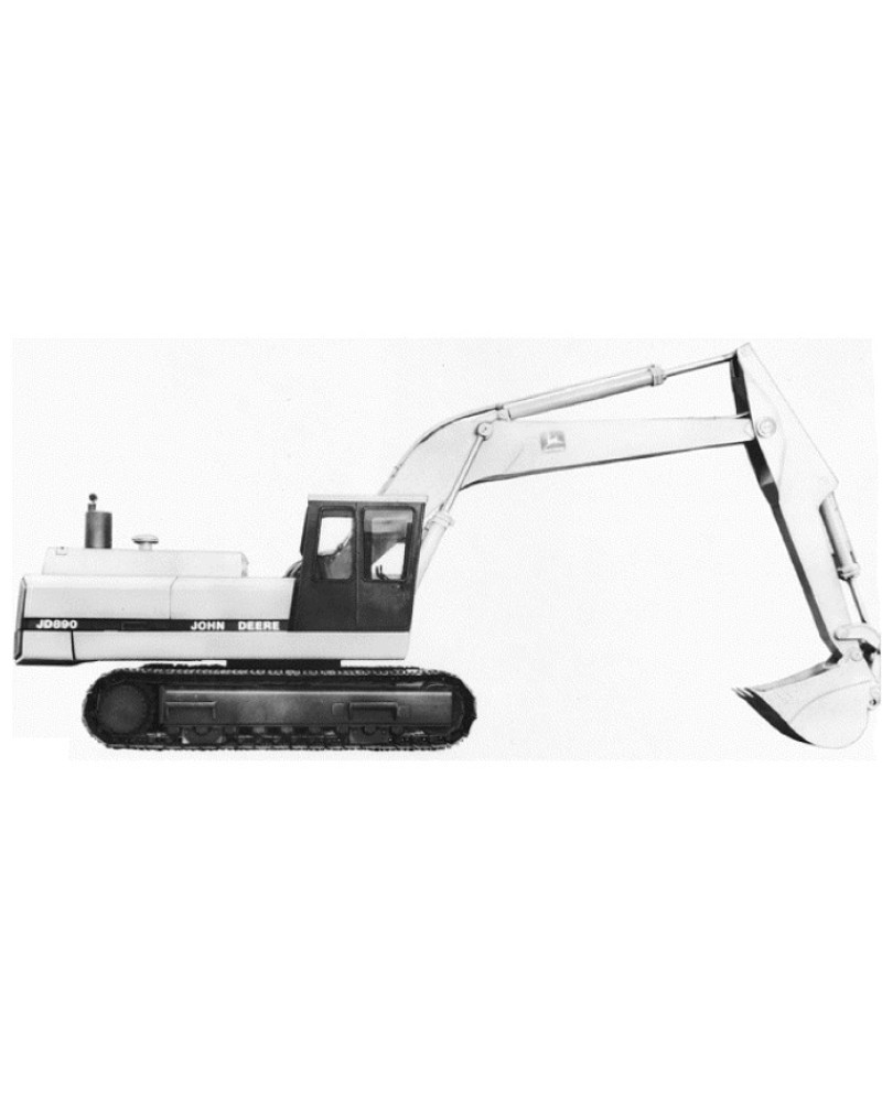 John Deere JD890 Crawler Excavators Technical Manual (TM1163) John Deere JD890 Crawler Excavators Technical Manual (TM1163)