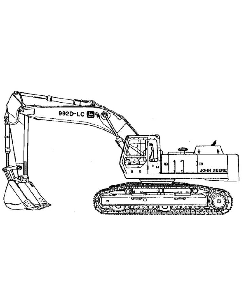 John Deere 992D-LC Crawler Excavators Operation and Test Manual (TM1462) John Deere 992D-LC Crawler Excavators Operation and Test Manual (TM1462)