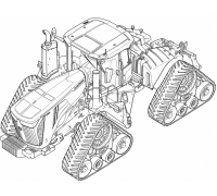 9RX Series Articulated Tracked Tractors