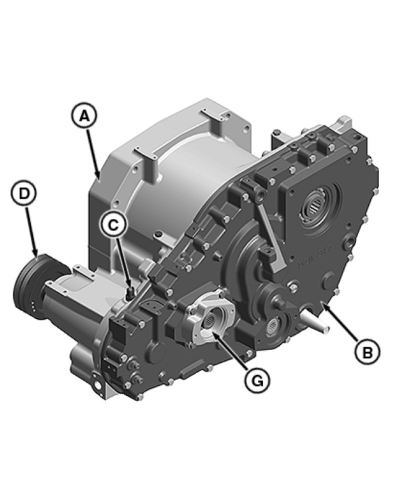 John Deere Main Engine Gear Case P1K and S1K Cotton Component Technical Manual (CTM159019)