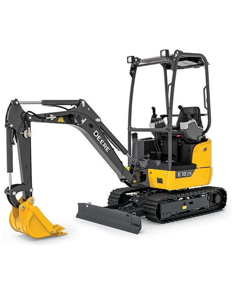 John Deere E18ZS (SN. from D016000) Compact Excavators Operation and Test Manual (TM14361X19) John Deere E18ZS (SN. from D016000) Compact Excavators Operation and Test Manual (TM14361X19)