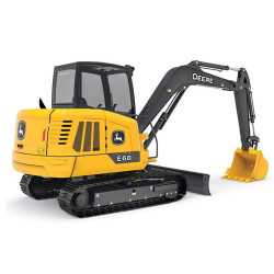 E60 and E68 Compact Excavators (SN. from D016000) Operation and Test Manual (TM14381X19)