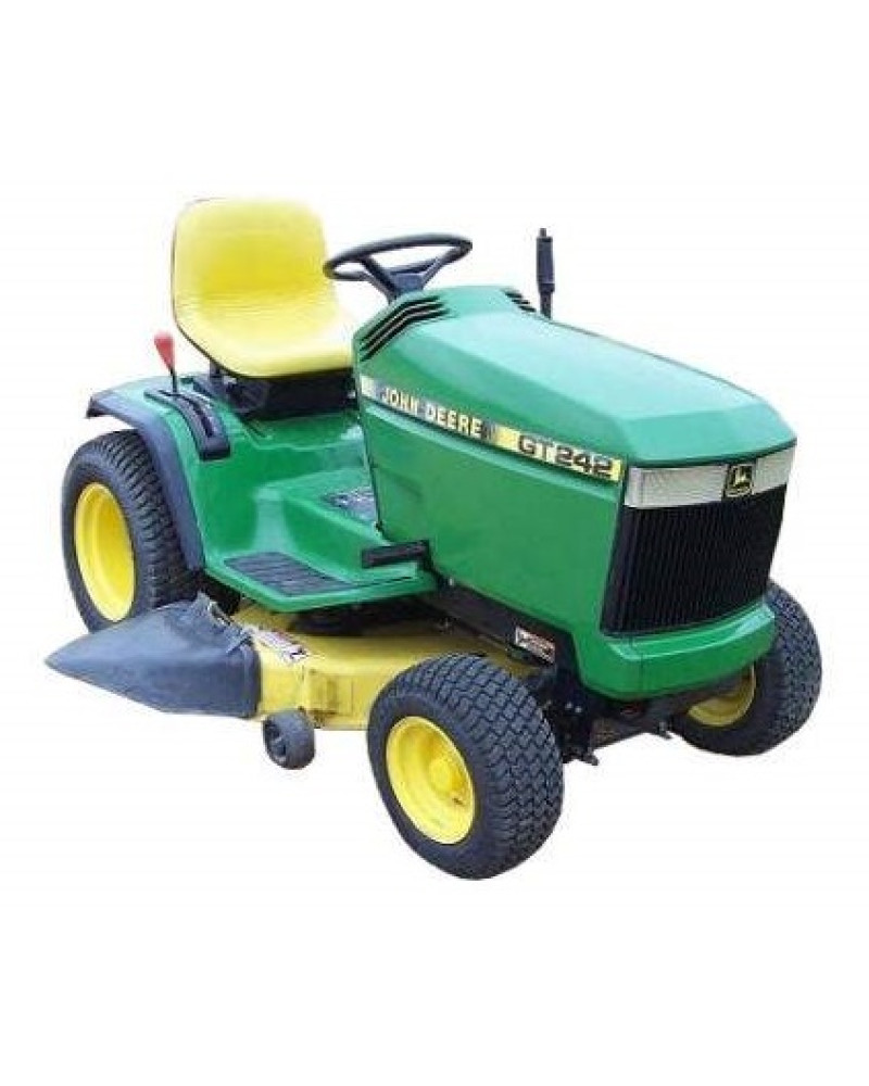 John Deere GT242, GT262 and GT275 Lawn and Garden Tractors Technical Manual (TM1582) John Deere GT242, GT262 and GT275 Lawn and Garden Tractors Technical Manual (TM1582)