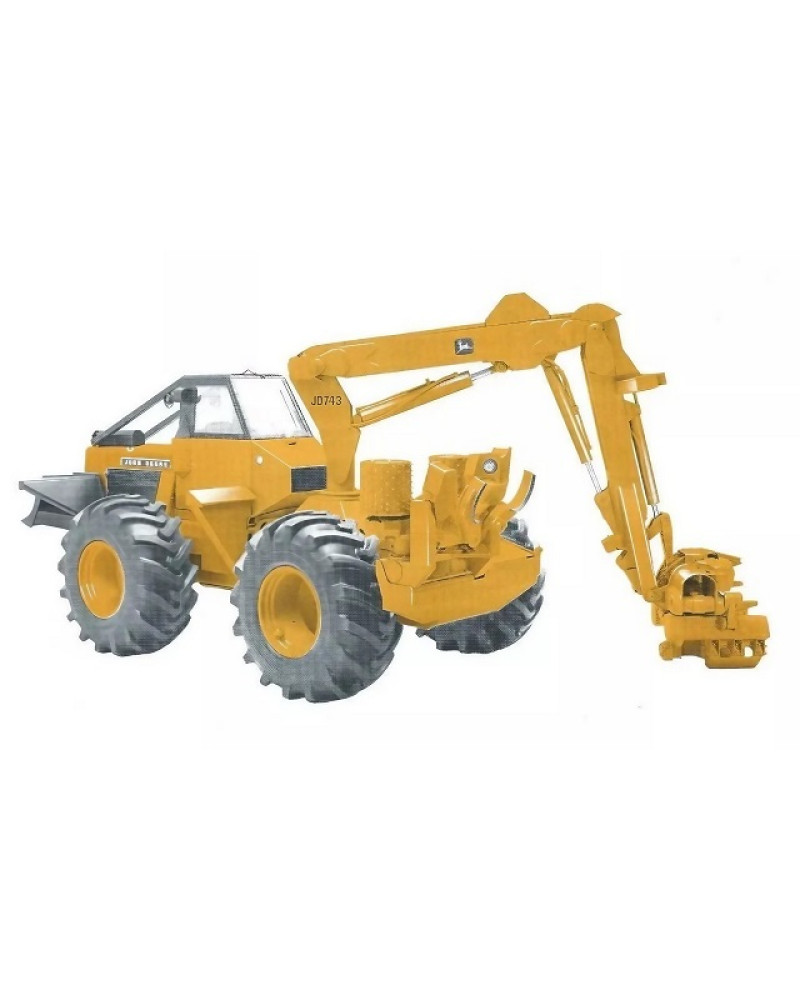 John Deere JD743-A Feller Bunchers and JD743-A Harvesters Technical Manual (TM1226)