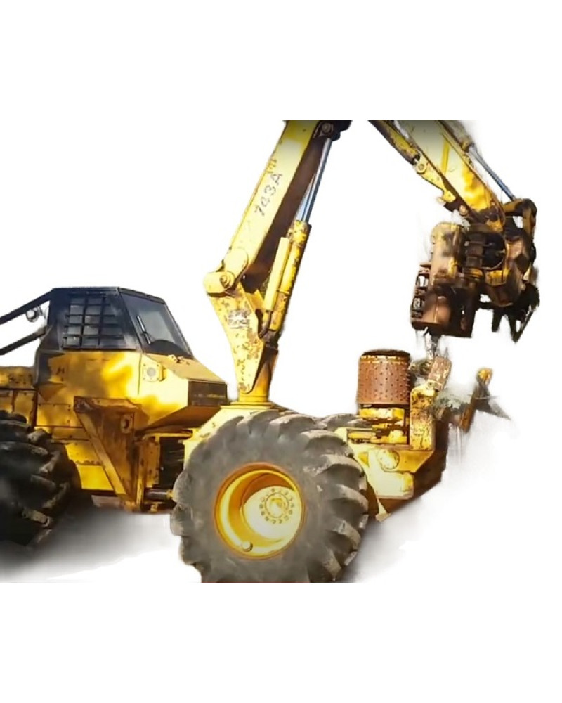 John Deere JD743 Wheeled Feller Bunchers and JD743 Harvesters Technical Manual (TM1159)