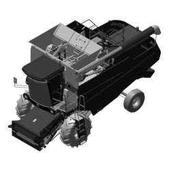 4LZ-7, 4LZ-8 (W2 300) NR4 Combines (China) Operators Manual (OMDX23912)
