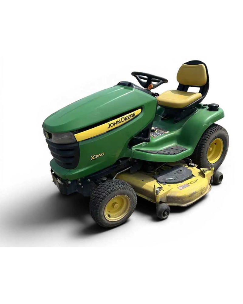 John Deere Select Series X300, X304, X320, X324, X340 (SN:040001-085000) Lawn Tractors (North America) Operators Manual (OMM155820)