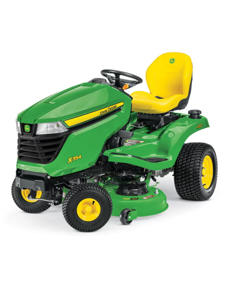 John Deere X330, X350, X354, X370, X380, X384, X390, X394 (SN:020001-050000) Lawn Tractors (N.America) Operators Manual (OMM177850)