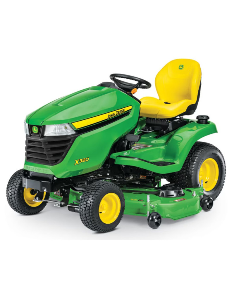 John Deere X330, X350, X354, X370, X380, X384, X390, X390 (SN:090001-110000) Lawn Tractors (N.America) Operators Manual (OMUC22094)