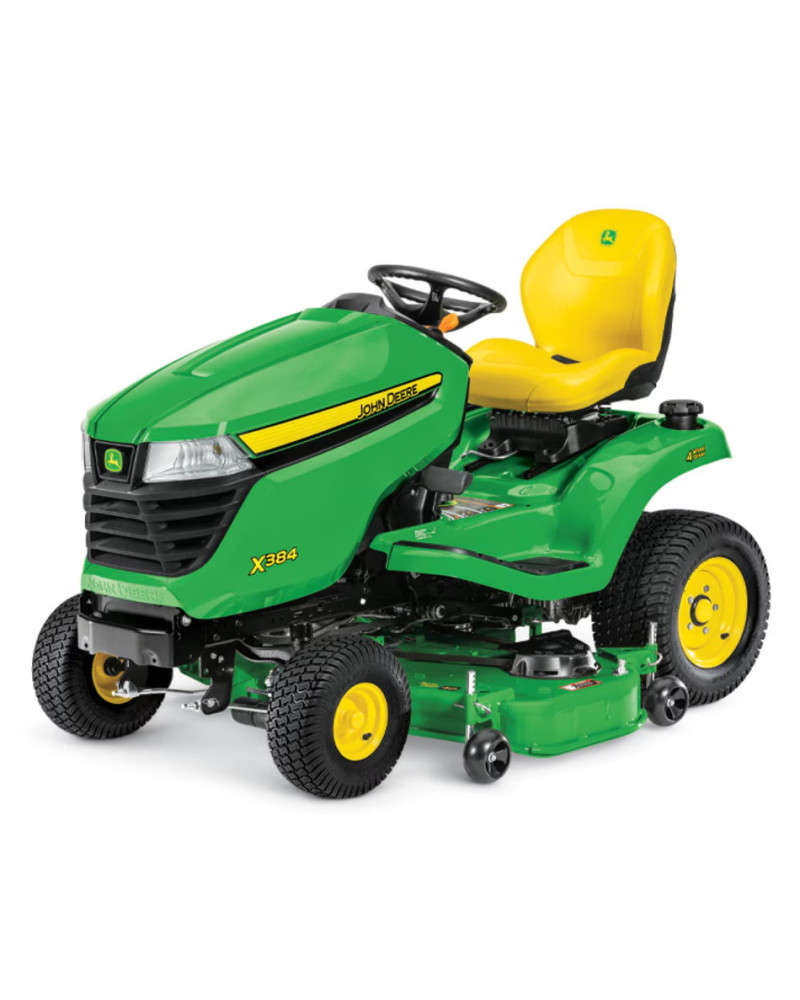 John Deere X330, X350, X354, X370, X380, X384, X390, X394 (SN:110001-130000) Lawn Tractors (N.America) Operators Manual (OMUC26545)