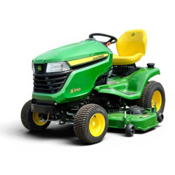 X330, X350, X354, X370, X380, X384, X390, X394 (SN:130001-150000) Lawn Tractors (N.America) Operators Manual (OMUC29734)