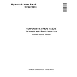 Hydrostatic Motors Repair Technical Manual (CTM10009)