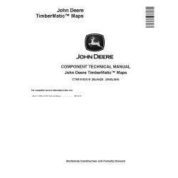 TimberMatic Maps Navigation System Component Technical Manual (CTM10103X19)