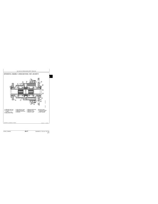 John Deere TEAMMATE™II 2561R 1100 Series and 1150 Series Onboard Panetary Axles Component Technical Manual (ctm44)