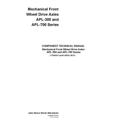 APL-315, APL-315N, APL-325, APL-325N, APL-345, APL-350 and APL-735 Axles Component Technical Manual (CTM4422)