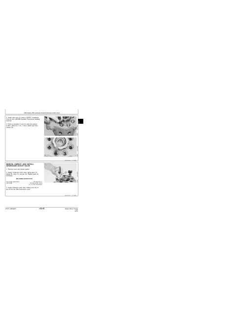 John Deere 1000 Series, 2000 Series and 3000 Series Radial Piston Pumps Component Technical Manual (CTM7)