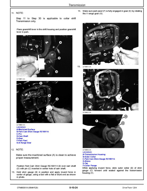 John Deere 12X4 Drivetrains (Indian) Component Technical Manual (CTM903519) John Deere 12X4 Drivetrains (Indian) Component Technical Manual (CTM903519)