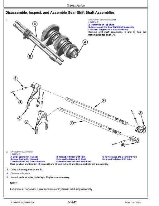 John Deere 12X4 Drivetrains (Indian) Component Technical Manual (CTM903519) John Deere 12X4 Drivetrains (Indian) Component Technical Manual (CTM903519)