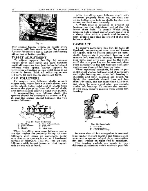 John Deere D Tractors and DI Industrial Tractors (North America) Operators Manual (DIR225)